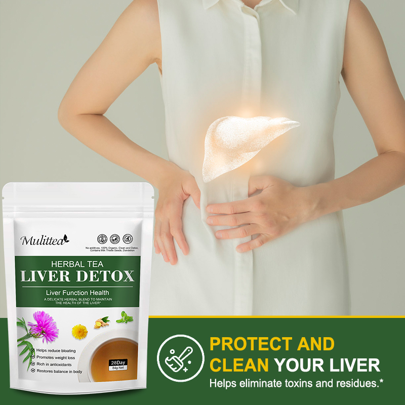 Mulittea Liver Detox Tea with  – обзор и цена Dandelion Detox Tea