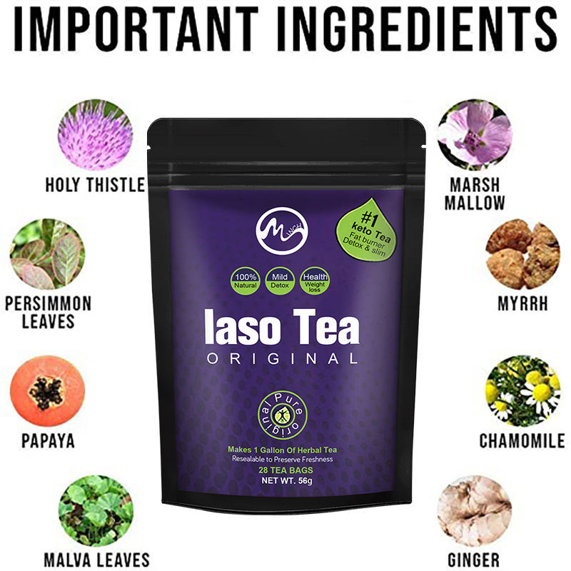 Laso Tea Detox IASO Cleanser S – обзор и цена Herbal Weight Gain