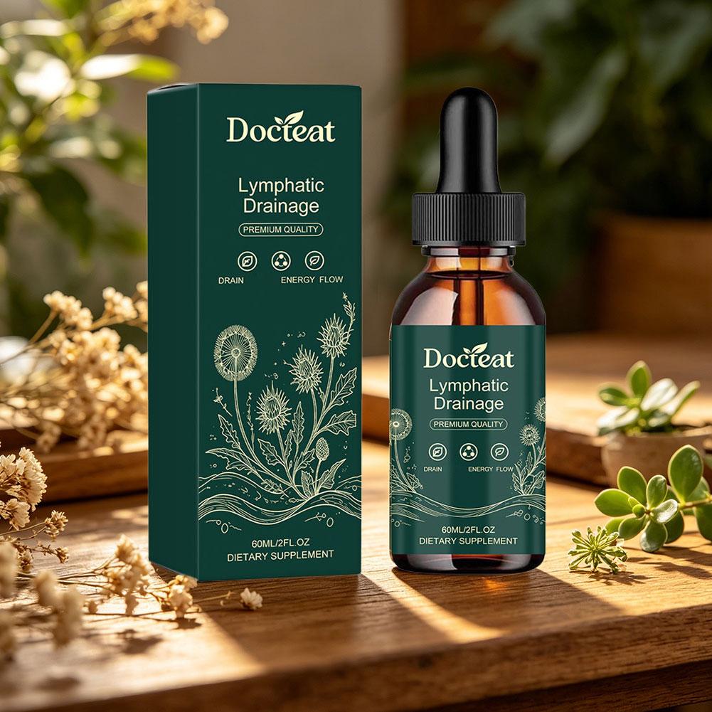 60ml Docteat Lymphatic Drainag – обзор и цена Herbal Wellness Drops