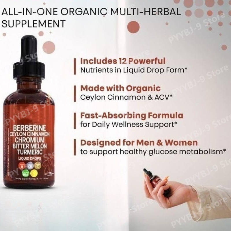 Berberine Chromium Turmeric Gi – обзор и цена Herbal Wellness Drops