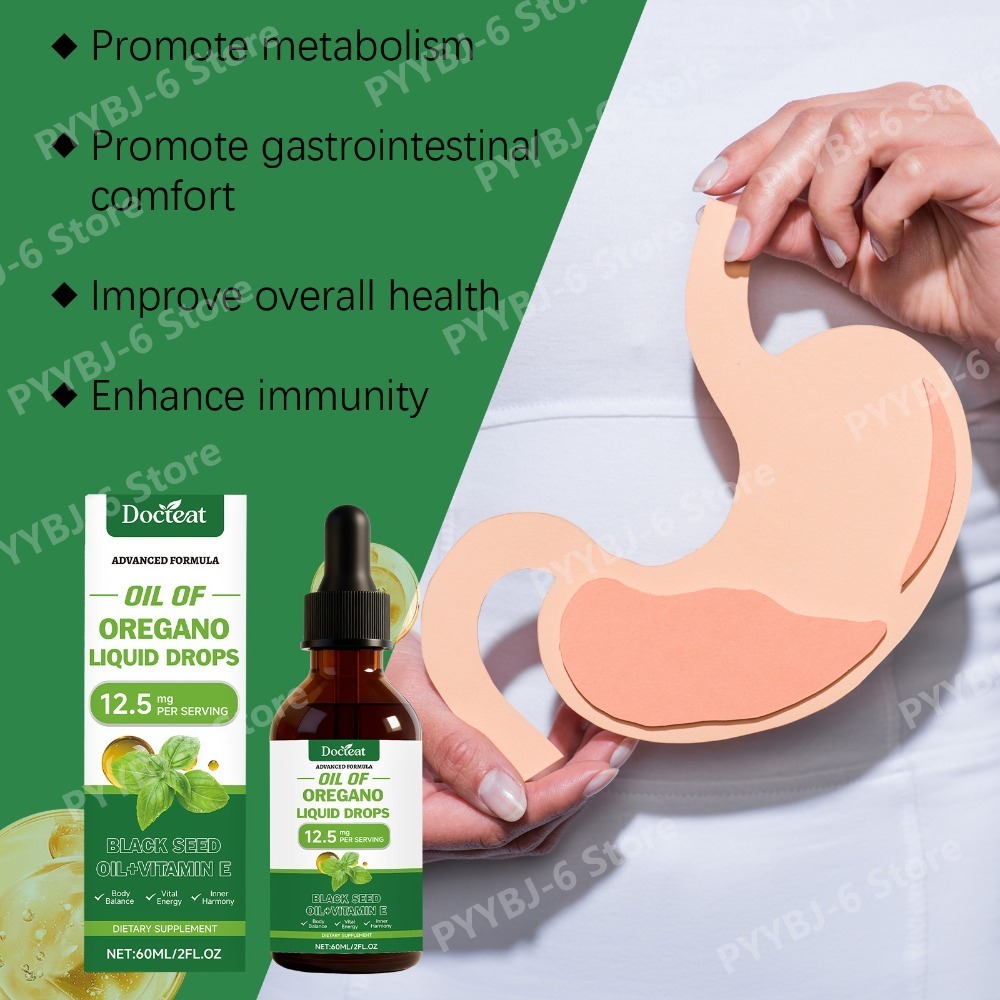 Oregano Oil Liquid Drops 60ml  – обзор и цена Herbal Wellness Drops