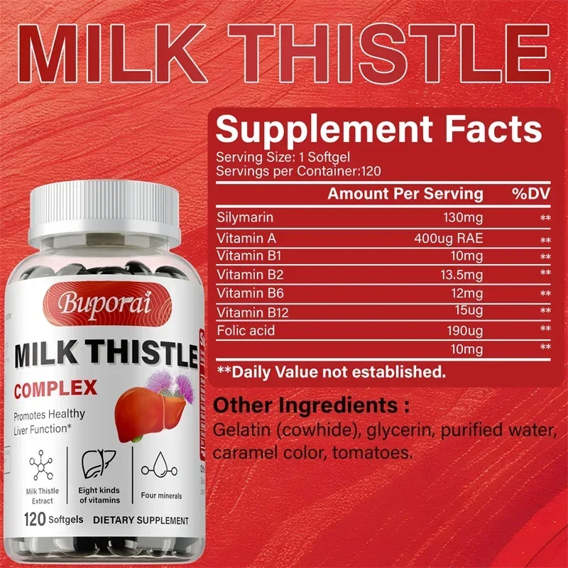 Milk Thistle Capsules - for Li – обзор и цена Milk Thistle Silymarin