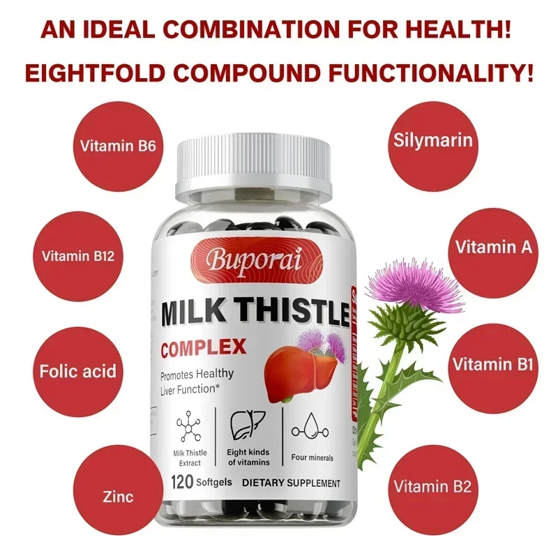 Milk Thistle Capsules - for Li – обзор и цена Milk Thistle Silymarin