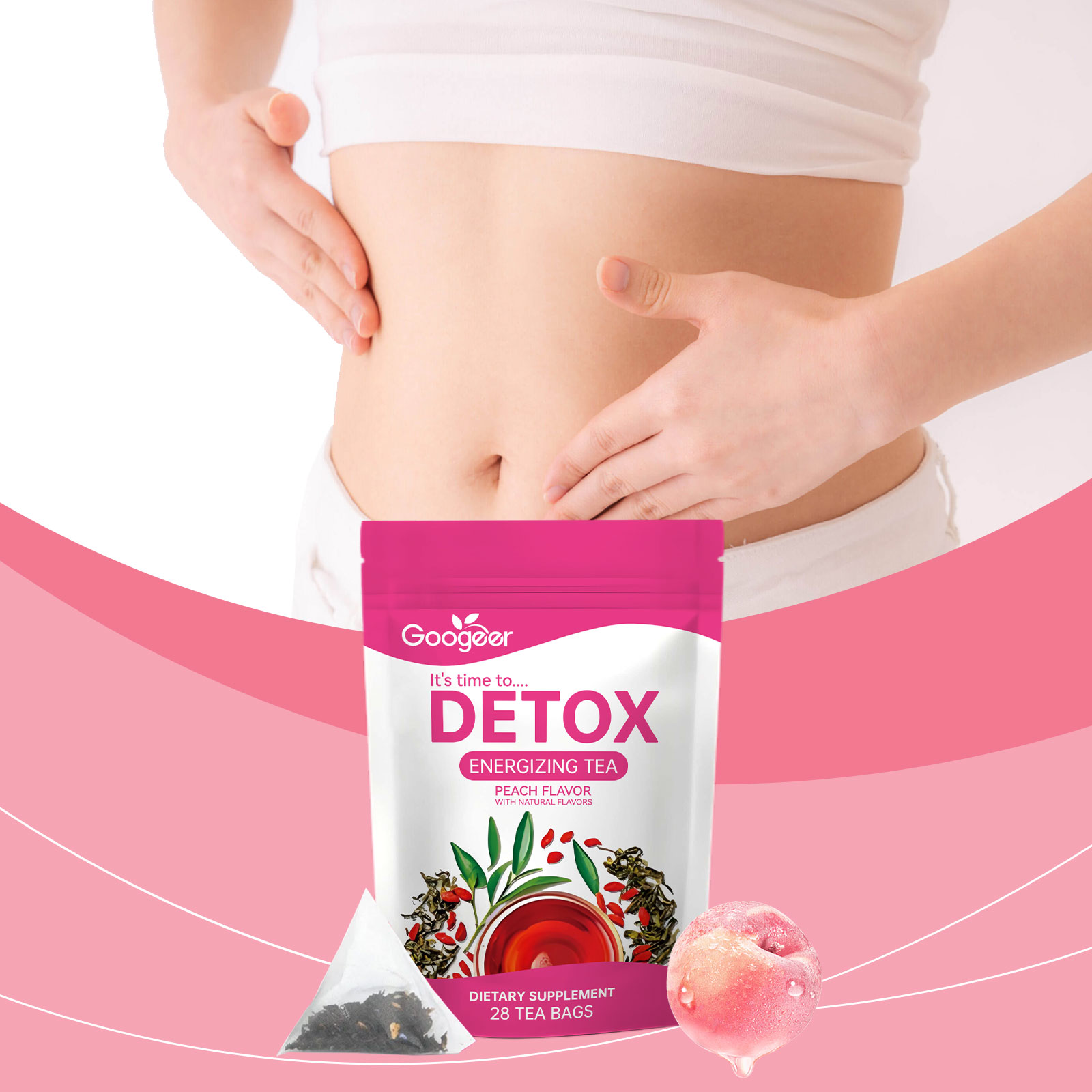 Googeer 28pcs Herbal Detox Tea – обзор и цена Herbal Weight Gain